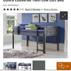 Donco Low Loft Bunk Bed 