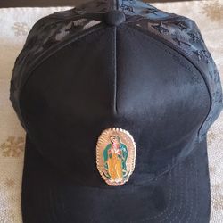 New no Tags Virgen de Guadalupe Snap Back Black Hat, Asking $25 Firm on Price 