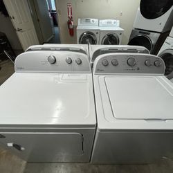 Whirlpool Washer And Dryer Set $ 600 Same/next Day Delivery 30 Day Warranty 10% Off Military 