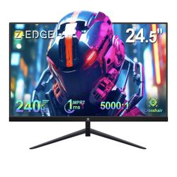 Z-Edge 24.5 inch 240Hz 165Hz 144Hz Gaming Monitor, FHD 1080p, MPRT 1ms, VA Monitor Gaming, 350nits, 16.7M Colors, 5000:1 Contrast, UG25I Frameless Bez