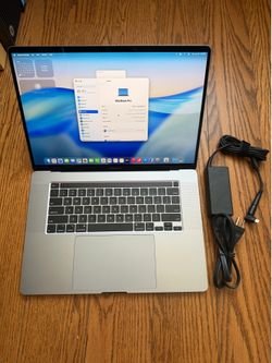 MacBook Pro 16” 2019 A2141/16GB RAM/512GB SSD/Macos Tahoe/Fully Functional/Good Battery