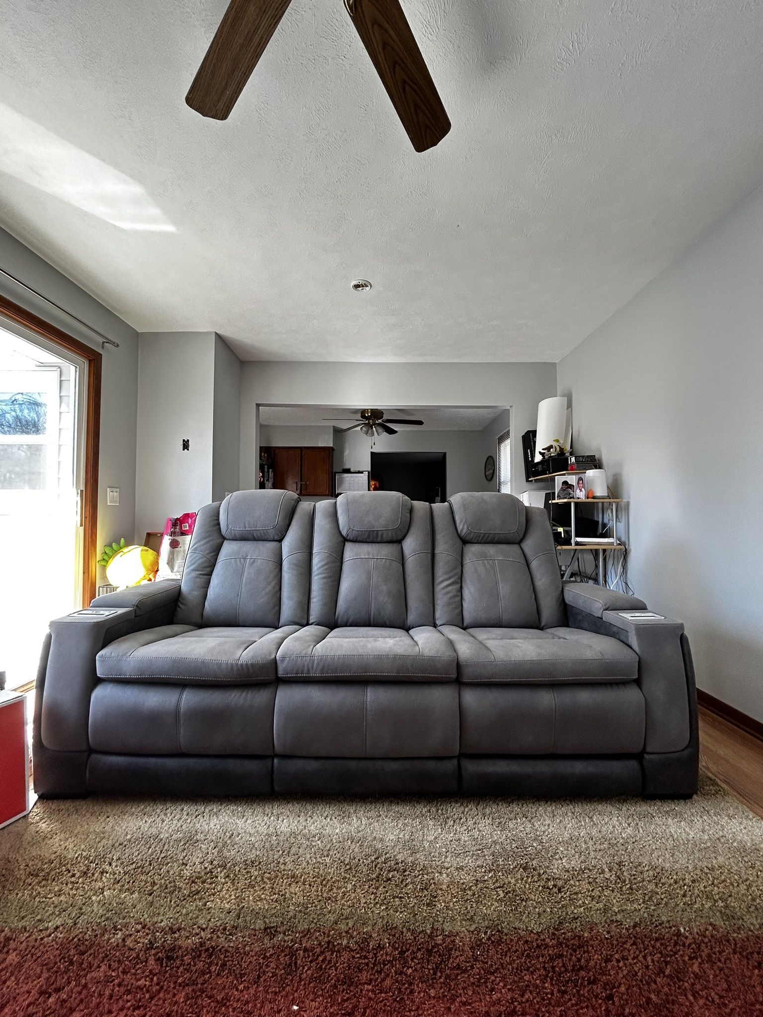 Slate Grey Sofa Recliner