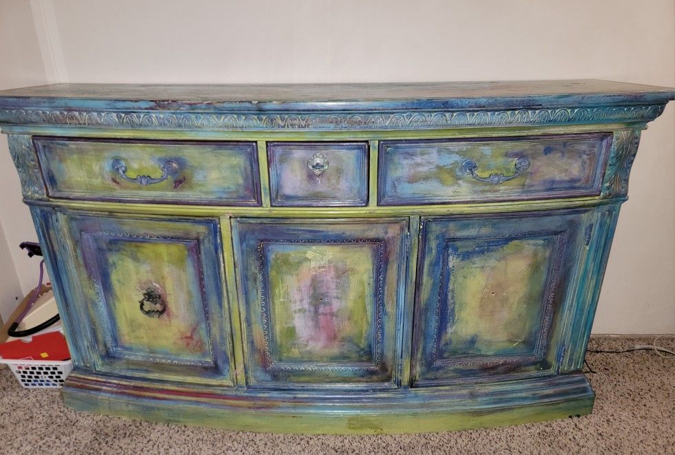 Blue Hippie Dresser