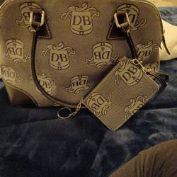 Vintage Dooney And Burke Purse And Wallet 