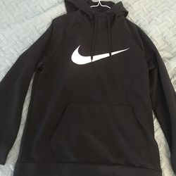 Men Black Nike Hoodie Medium