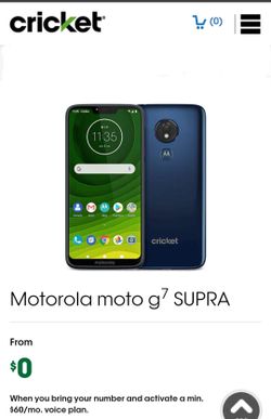 Moto G7 Supra