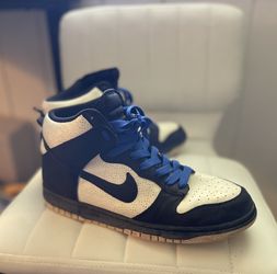 Nike dunk high sail-sail varsity blue rare 317982 103 mens sz 11