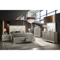 B6275 Zaya Only Bedroom Set King 4pc 👌🏼👌🏼