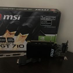 Nvidia Gt 710 Low Profile 1gb DDR3 HDMI