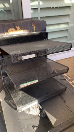Paper organizer 3 shelves