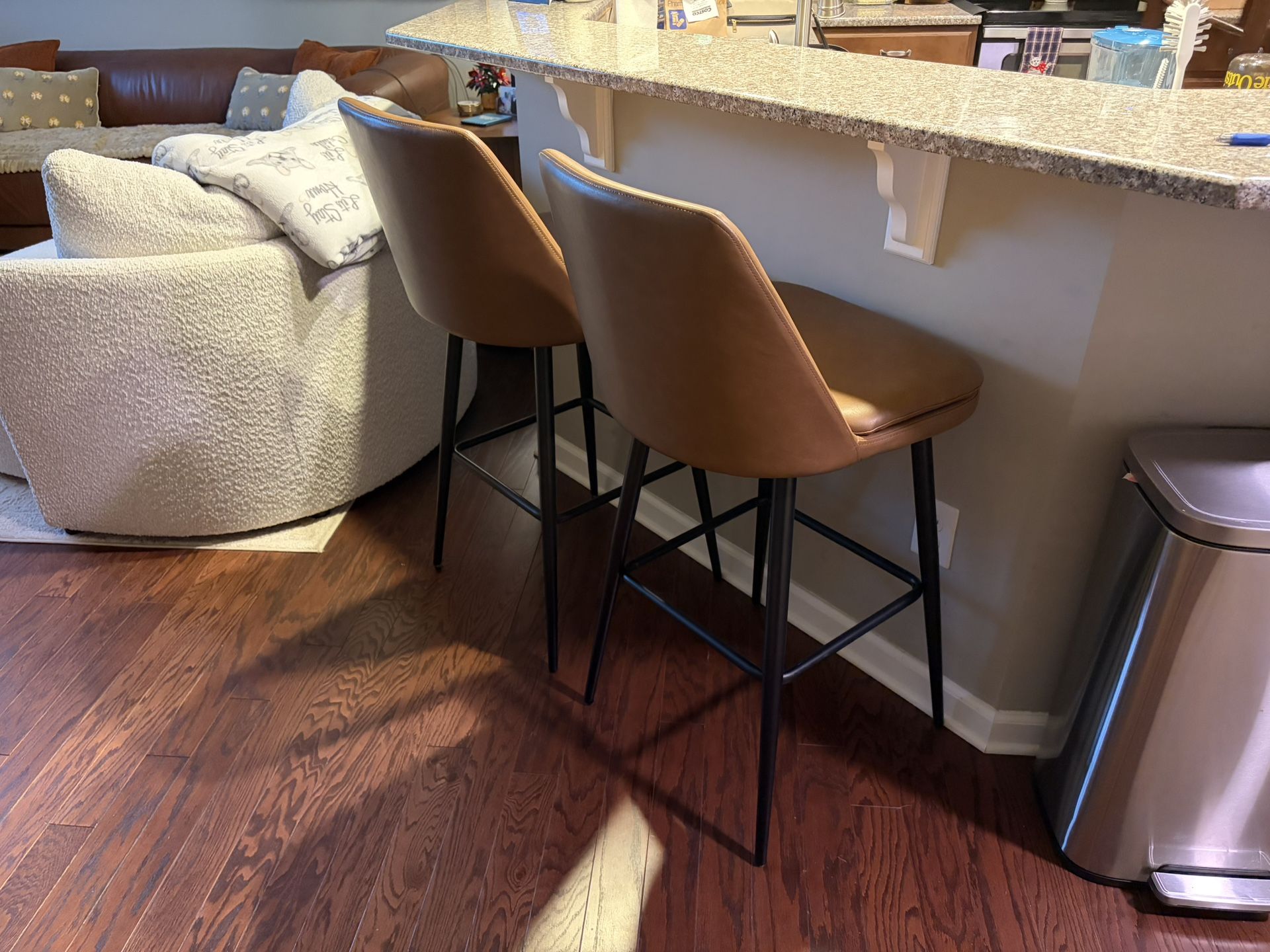 Leather Barstools