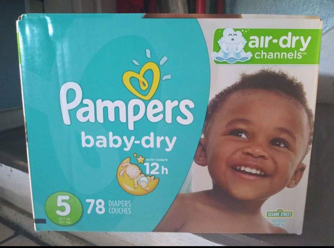Pampers size 5 78 count