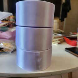 Satin White Ribbon 2" 25 yards $5 each