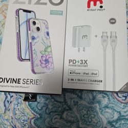 IPhone 13 Phone Case & Charger