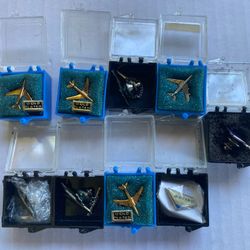 Nine Boeing, Necktie And Shirt Pins, Still In Plastic Containers