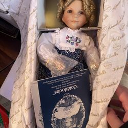 Vintage porcelain doll 