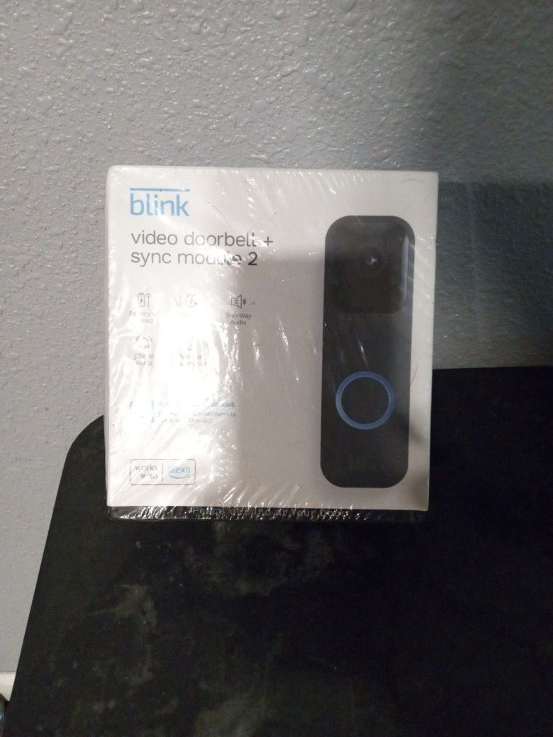 Blink Video Doorbell + Sync Module 2 
