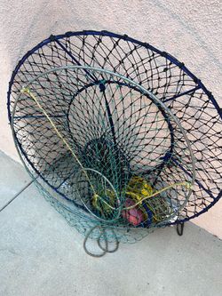 Crab Trap & Landing Net Bundle – $40