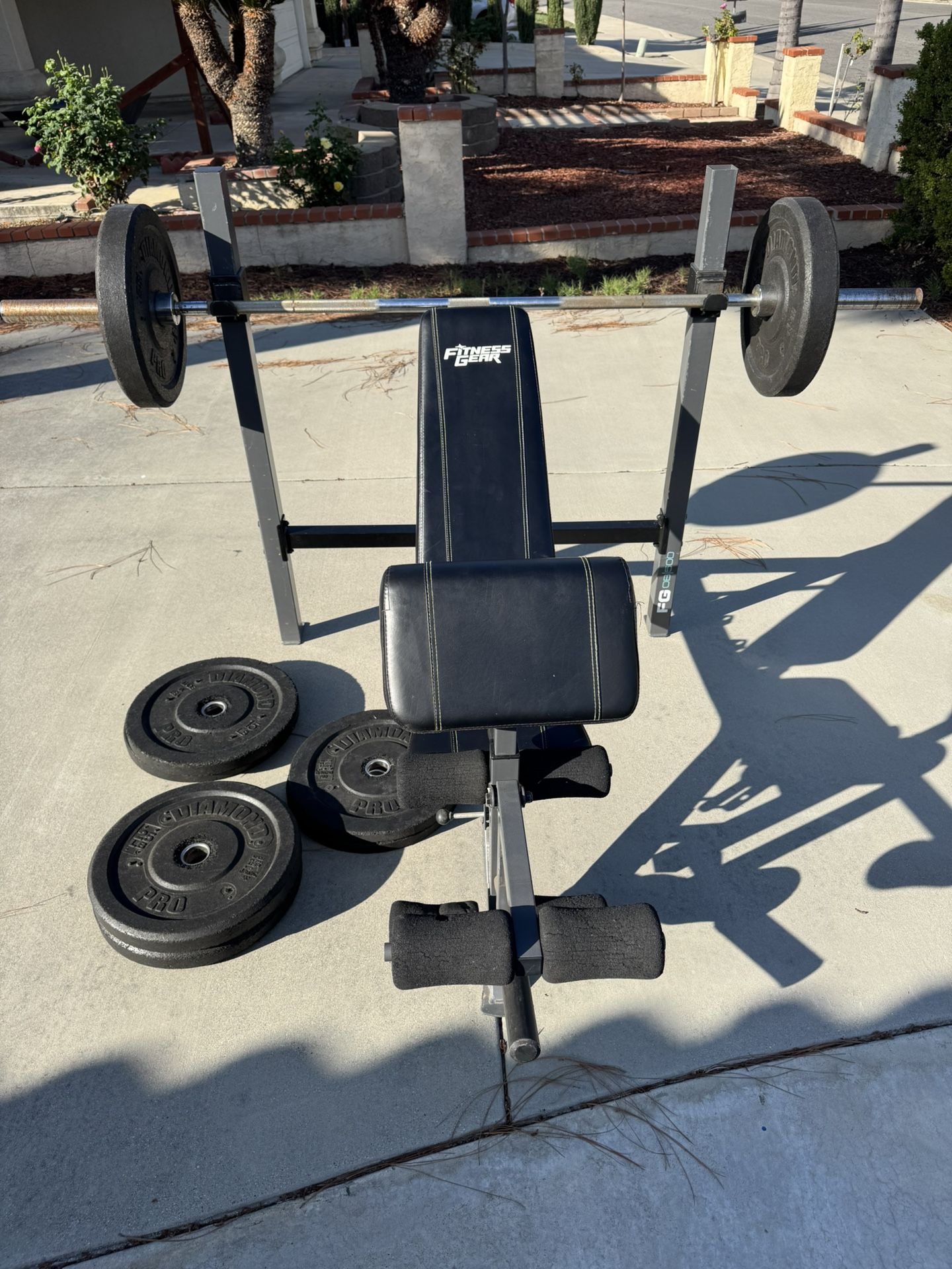 Weights Barbell Bench Press Weight Bench Rowing Machine
