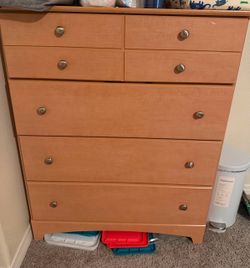 Natural oak dresser