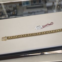 10k Gold Bracelet 21.2 Grams Layaway Available 10% Down If You Are Interested Please Ask For Maribel Thank You 