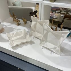 ORIGAMI ART SET OF 3 CATCH ALL