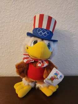 1980 SAM THE OLYMPIC PARROT PLUSH