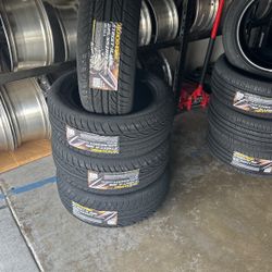 New Tires 225/55/17 With Installation Firm Price,,,,