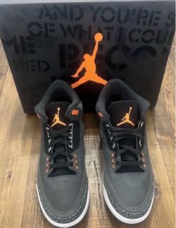 Air Jordan 3 Retro Fear Pack (2023) Size 9 DS
