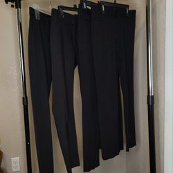 Set Of 3 Designer Women's Skinny Ankle Dress Pants Slacks Size 2 Banana Republic Calvin Klein Express 