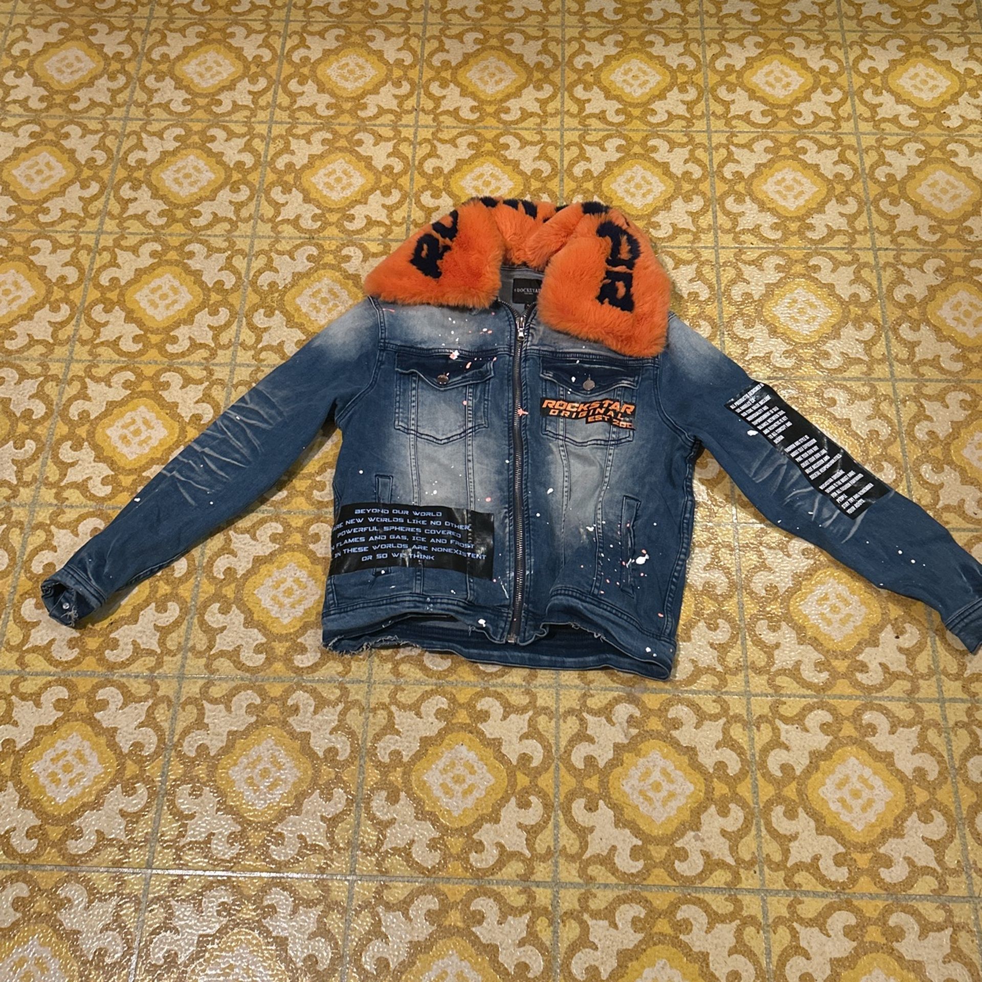 Rockstar original Jean Jacket With Fur