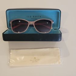 Ted Baker London Women's Sunglasses TBW109 TAU Taupe Cat Eye 56-17-140 
with Case. Pre-owned, good shape, please see the photos. Very minor 
scratches