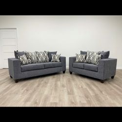 New Sofa + Loveseat 