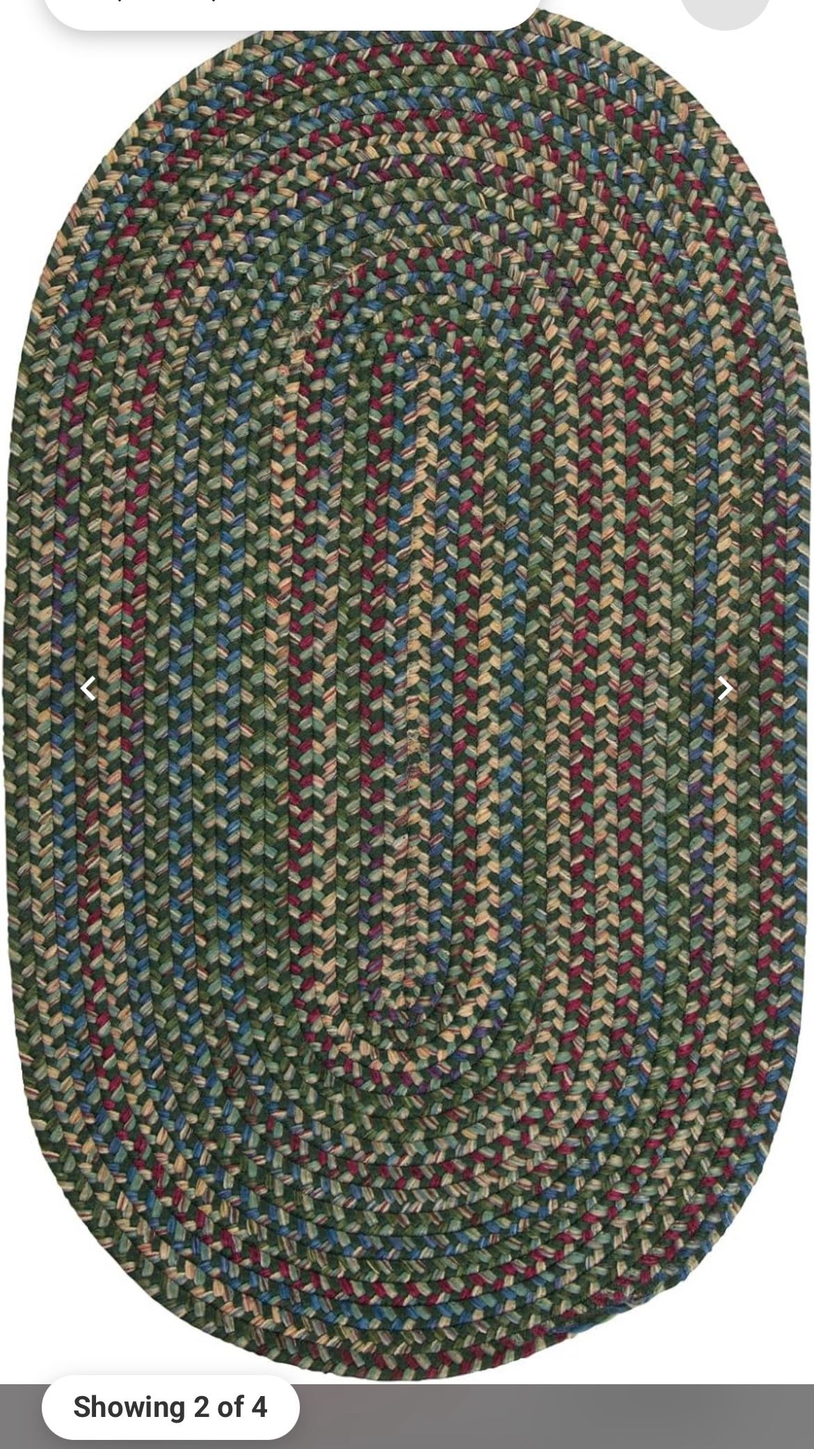 Colonial Mills Naples Oval - Dark Green 11x14