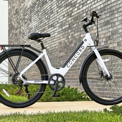 Concord 27.5" Step-Thru Electric Commuter Bike, 36V, Class 2