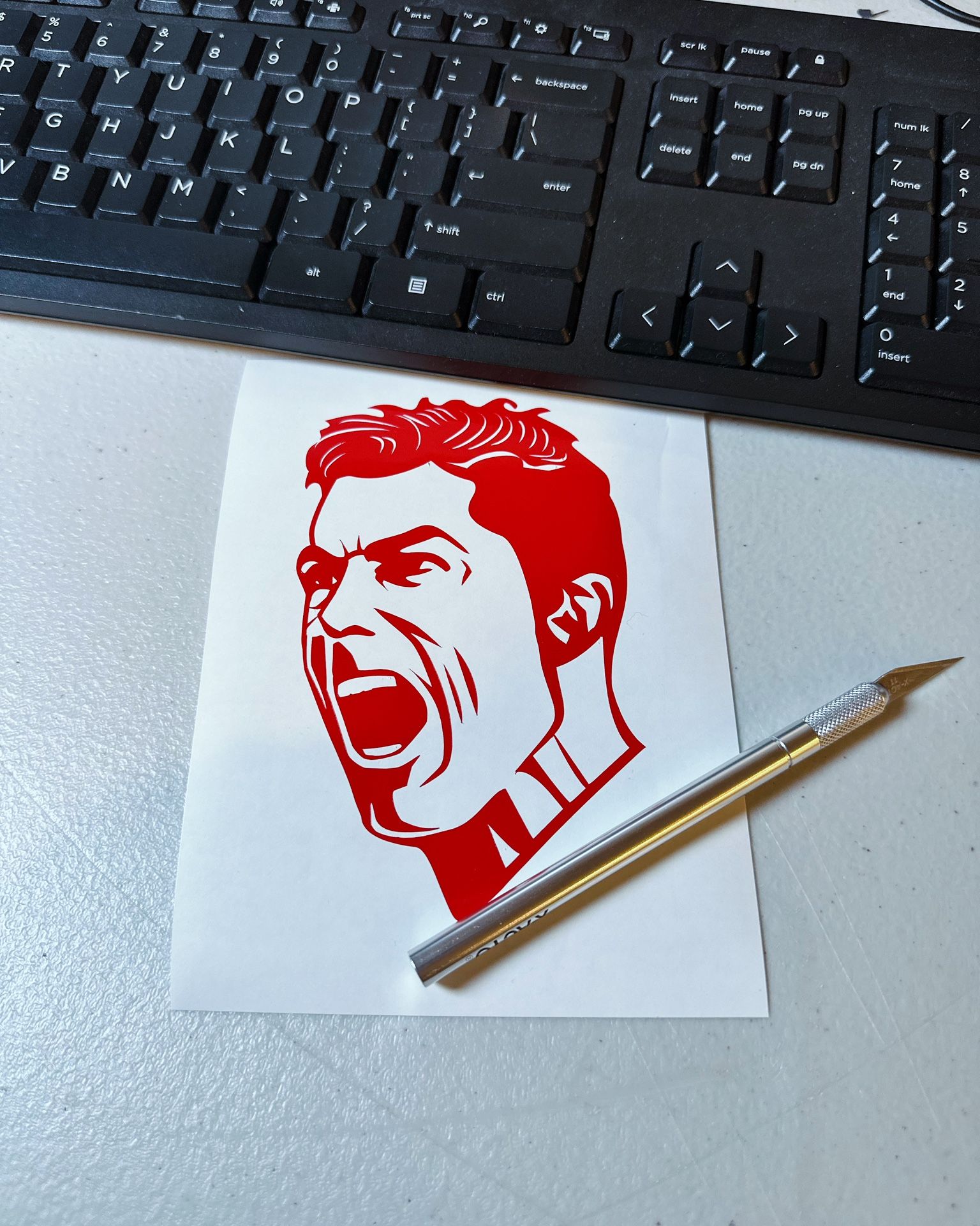 Ronaldo Decal 