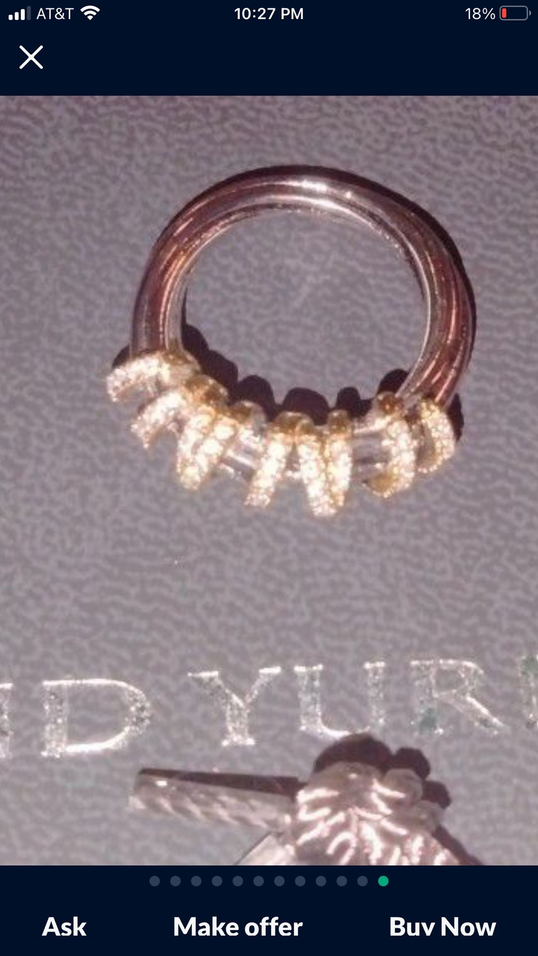 David Yurman Diamond Ring