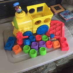 Fisher Price Plastic Block Train