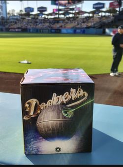 Los Angeles Dodgers 2025 Star Wars Death Star bobblehead