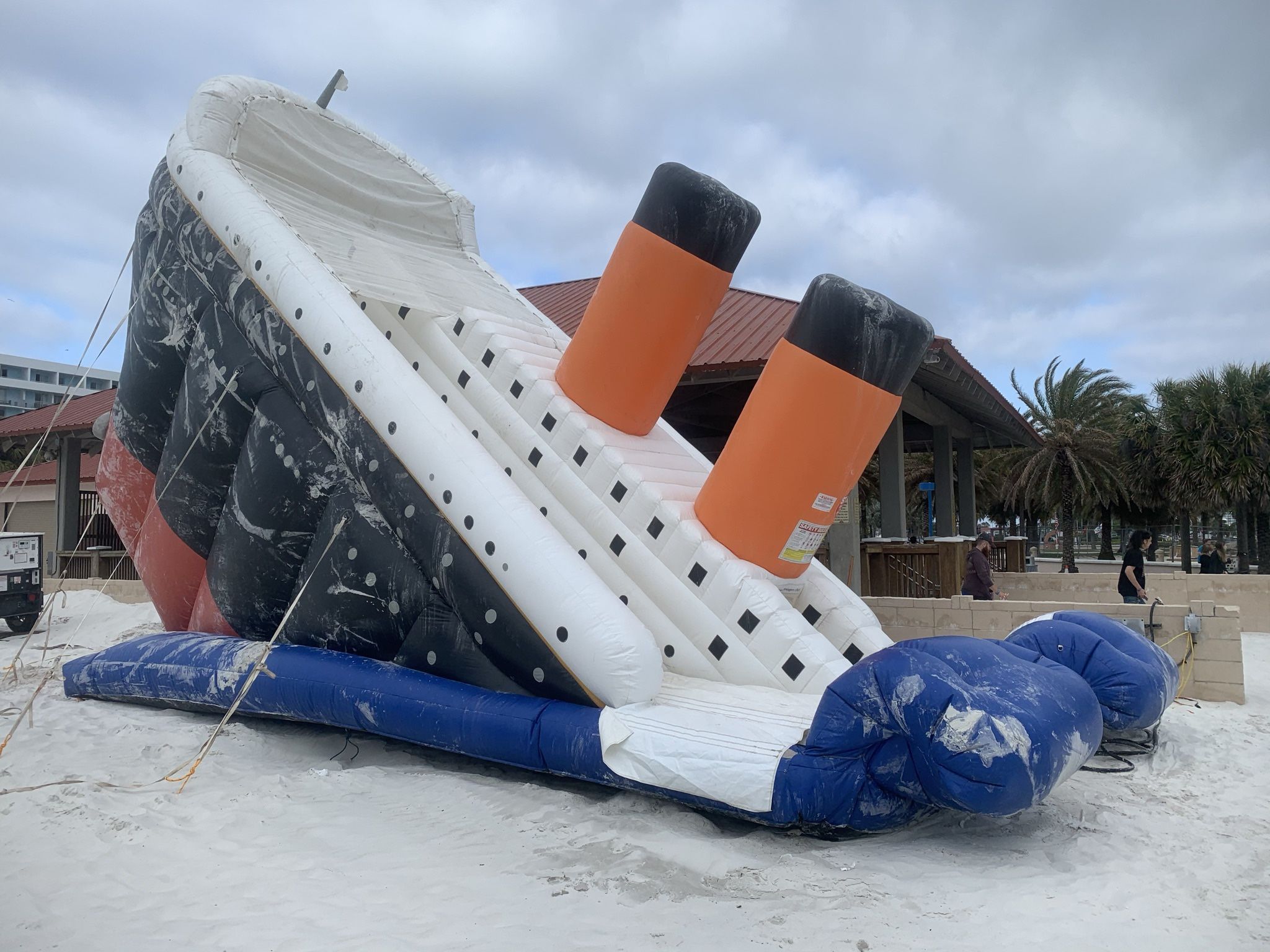 Big Boat Slide Inflatable
