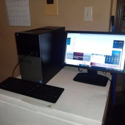 Dell Optiplex.   I7. I5  I3.   500 HD Windows 10 Comes With 20 Inch Monitor