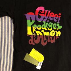 Gucci Prodige D’amor T Shirt Size M W/tags 100% Authentic