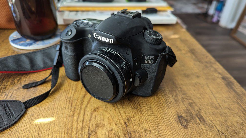 Canon EOS 60D + EFS 24mm Lens
