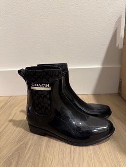 Coach rain boots