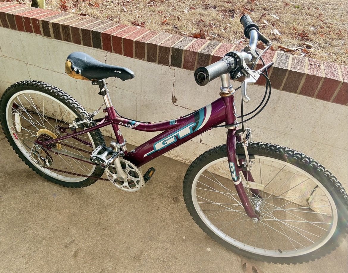 GT Flame mountain trail bicycle