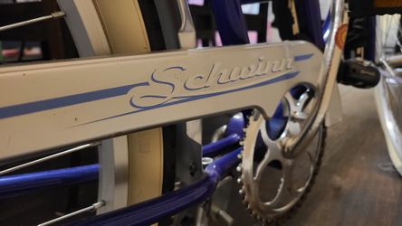 Schwinn Delmar Purple Beach Cruiser
