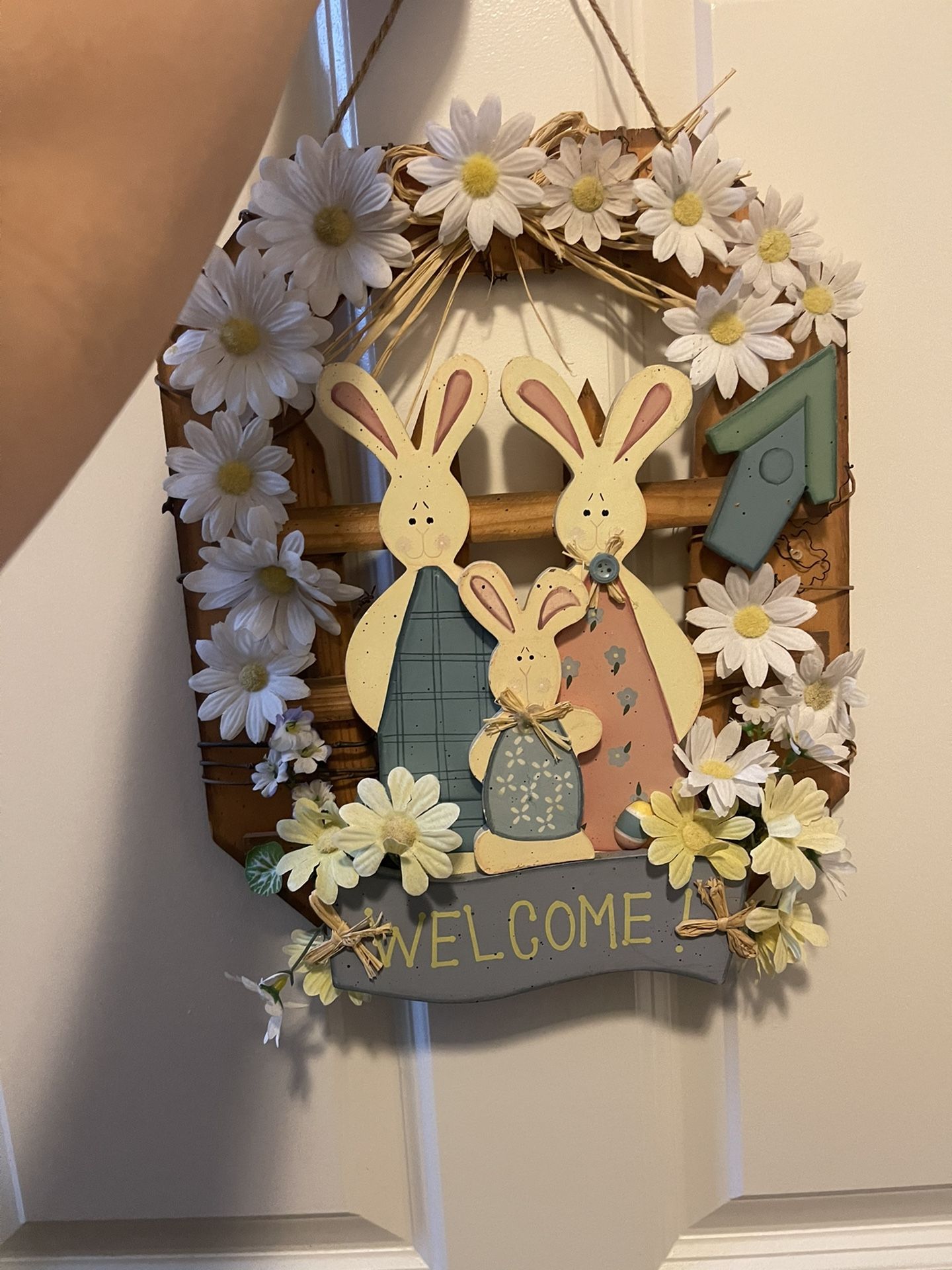 Easter door decoration