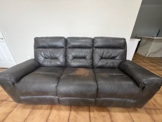 Leather couch
