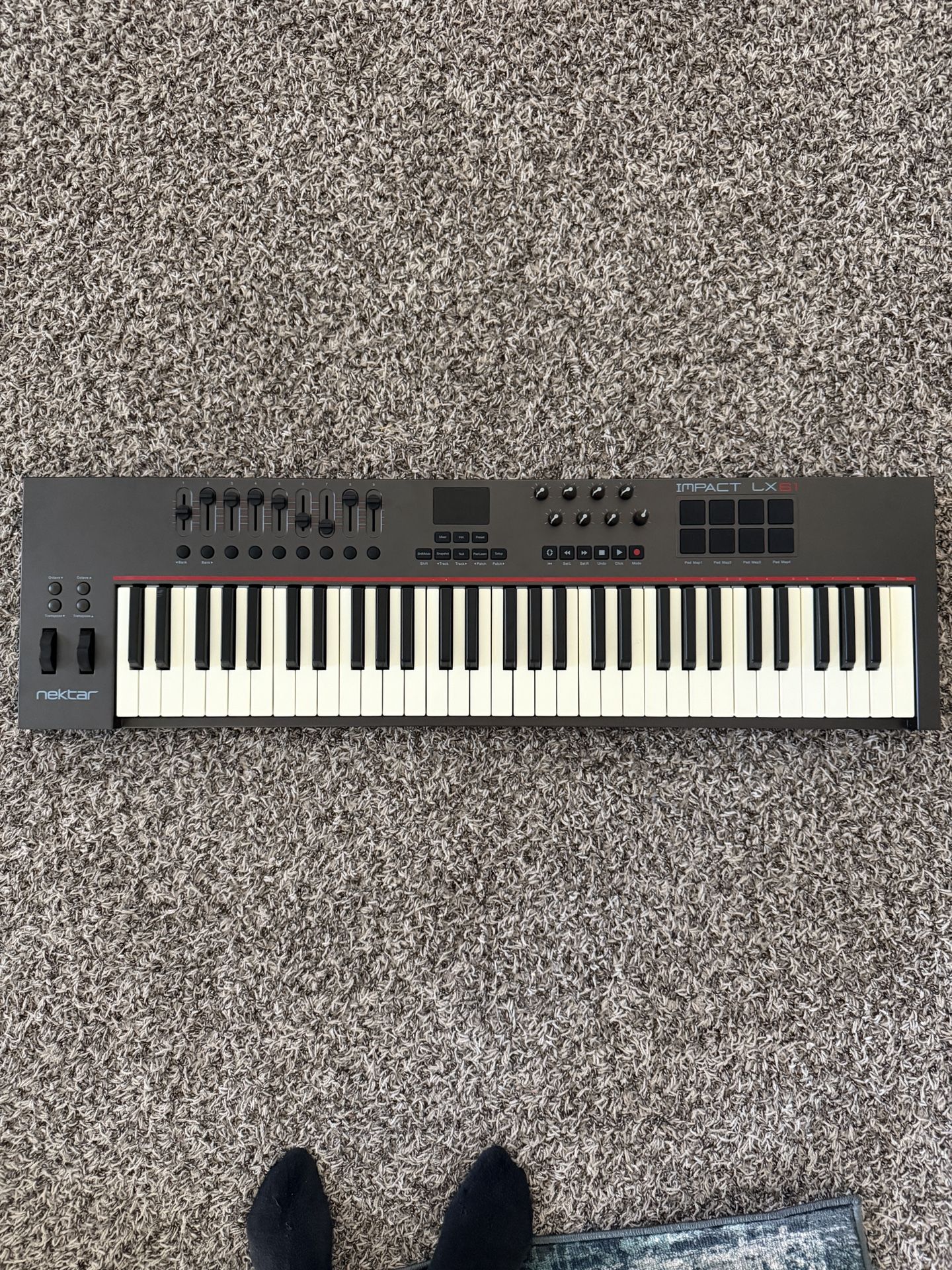 Nektar Impact LX61 MIDI Keyboard Controller - 61 Keys