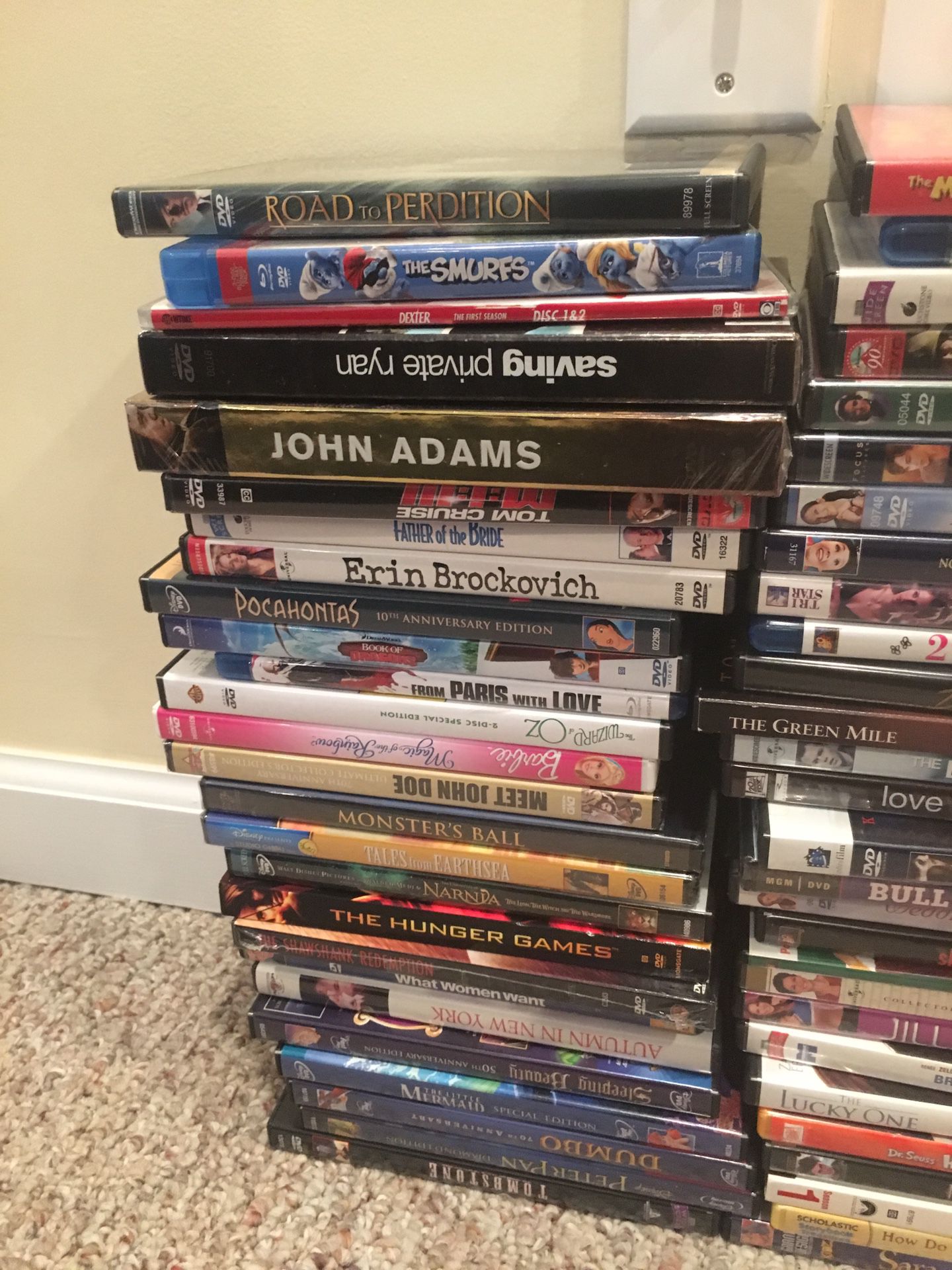 Over 150 DVDs!